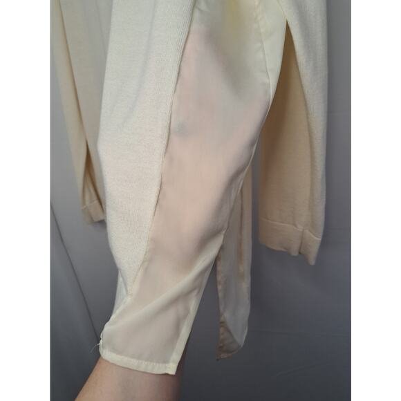 Banana Republic Womens Sweater Size L Ivory Classic Career Staple - Picture 6 of 9